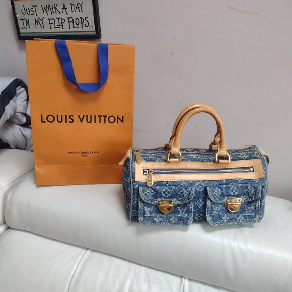 Stunning Louis Vuitton Neo Speedy DENIM bagππ - Picture 12 of 16